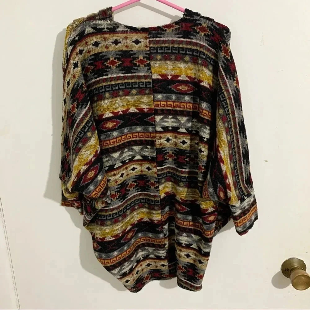 Lush Bohemian sweater cardigan Size S - Picture 2 of 7